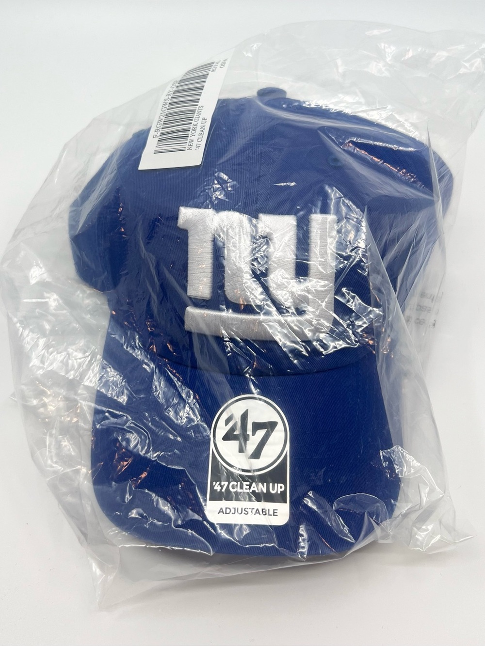 New York Giants 47 Brand Clean Up Blue Baseball Hat Strapback BRAND NEW